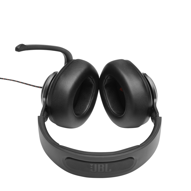 JBL Quantum 200 - Black - Wired over-ear gaming headset with flip-up mic - Detailshot 6 image number null